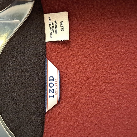 Izod Vest Maroon UNISEX XL (#1) - Picture 3 of 8